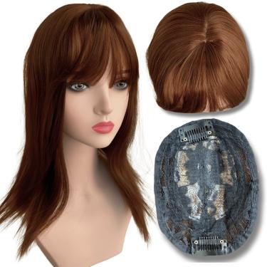 Imagem de Prótese capilar feminina topo de tic-tac fibra orgânica