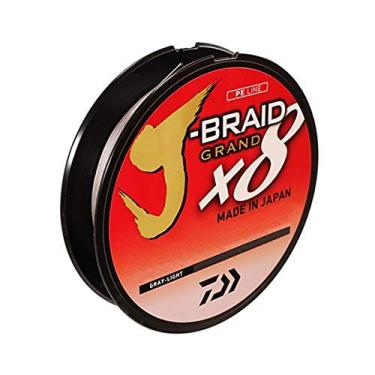 Imagem de Daiwa J-BRAID GRAND 8X 300YDS SPOOL DE ENCHIMENTO LUZ CINZA