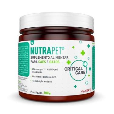 Imagem de Suplemento Nutrapet em Pó para Cães e Gatos 300g - Avert
