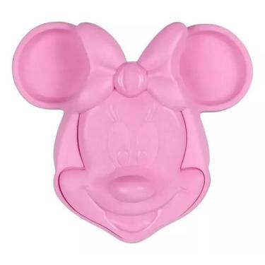 Imagem de Prato Com Divisórias Com Tampa 3d Minnie Rosa - DERMIWIL
