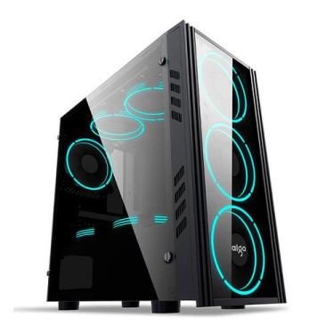 Imagem de Gabinete Gamer Aigo Black Technology Mini Preto