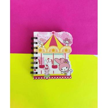 Imagem de Caderneta Espiral 50 Folhas Pautadas My Melody CAD-2028 - Daiso
