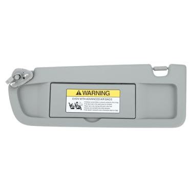 Imagem de Motoforti Conjunto de viseira de sol de carro para Honda Civic 2006-2008 Tecido de vidro plástico No.83280-SNA-A01ZC luz solar bloco cinza