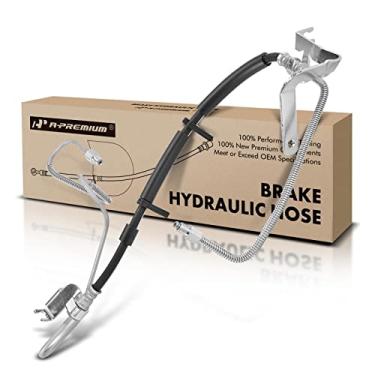 Imagem de A-Premium Mangueira hidráulica de freio lateral interno do motorista traseiro compatível com modelos selecionados Dodge - Caravan 2004-2005/2007 3,3L, mini van de carga - Substituição # 4721553AA