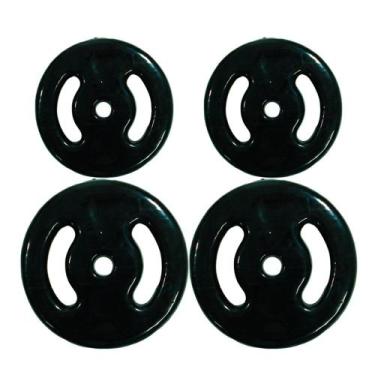 Imagem de Kit Anilha emborrachada 30kg Poli Sports