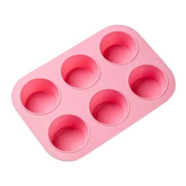 Imagem de Forma De Silicone - 25x17,2x3,5Cm - Colors Red 6 Cav - Rosa  - 1 unida
