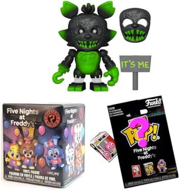 Imagem de Snap Terror Foxy Five Nights at Freddy's Bundled with Blind Box Security + Mini Figure Bitty Pop! Bag 3 Items