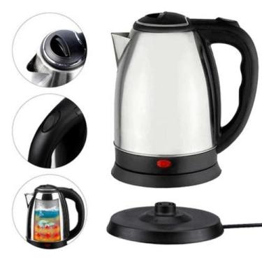 Imagem de Jarra Elétrica Bule Chaleira Inox 1,8 Litros Economica 220v potência d
