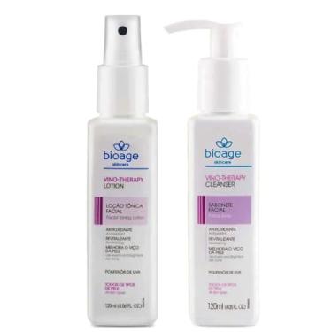 Imagem de Sabonete e Loção Facial Vino-therapy Antienvelhecimento C BIOAGE