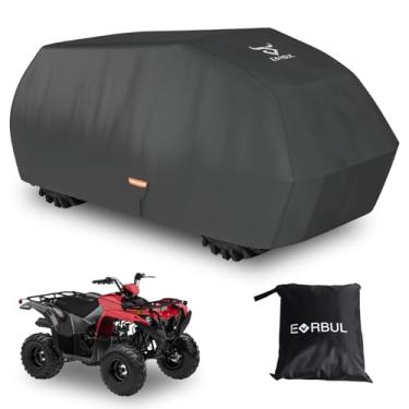 Imagem de EVRBUL Capa para quadriciclo resistente à água resistente a UV de grau marítimo 4 rodas Quad Cover compatível com Kawasaki Yamaha
