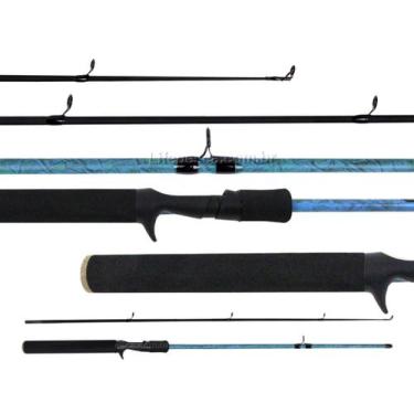 Imagem de Vara Para Carretilha Cmik 80% Carbono 6'0" (1,80m) 18-28lbs - 2 Partes