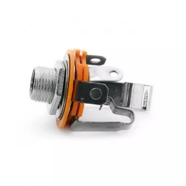 Imagem de Jack P10 Estéreo Comum Para Guitarra Baixo Etc - Castelo Parts