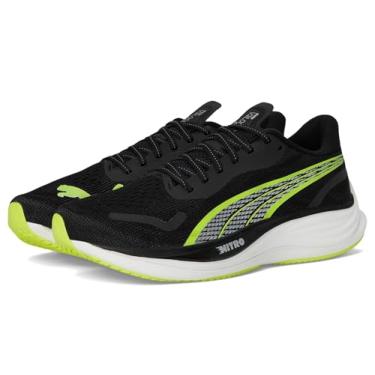Imagem de PUMA Velocity Nitro 3 Tênis de corrida masculino, Puma Alerta preto/amarelo, 39