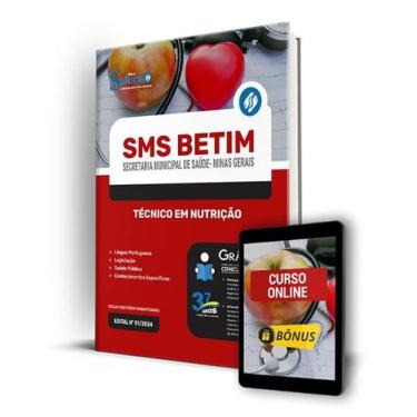 Imagem de Apostila SMS BETIM - MG 2024 - Técnico em Nutrição - Editora Solução
