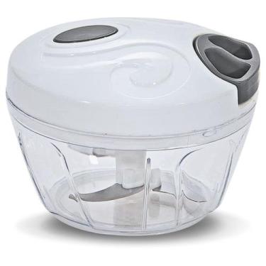 Imagem de Mini Processador De Alimentos Manual 3 Lâminas Triturador - 123 Utilid
