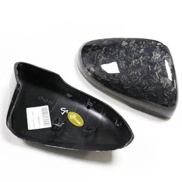Imagem de Compatível para VW GOLF 6 MK6 Touran BORA Passat 2009-2015 Fibra de carbono Capas de espelho retrovisor de carro Acessórios de acabamento para veículo(B)