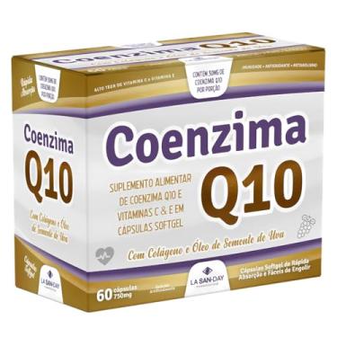 Imagem de Coenzima Q10 + Colágeno 60 Cápsulas SoftGel - Indicado para auxiliar pessoas que utilizam estatinas, medicamento utilizando para auxiliar na diminuição do LDL