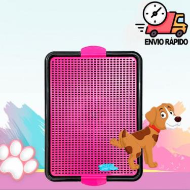 Imagem de Sanitário Canino Grande Banheiro Pet Educador Xixi Sim Tapete Higiênic