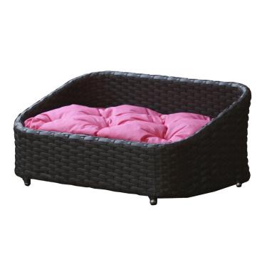 Imagem de Cama Pet Chaise Pet Retangular Fibra Alumínio Cão E Gato Tabaco
