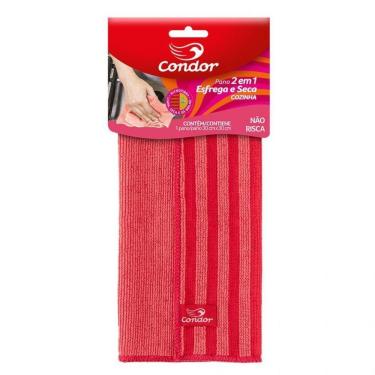 Imagem de Pano De Cozinha Condor 2 Em 1 Esfrega E Seca Para Limpeza Completa
