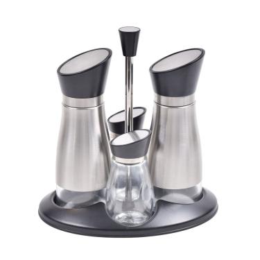 Imagem de Galheteiro Para óleo E Vinagre/sal E Pimenta Em Inox Kenya