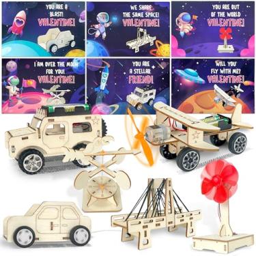 Imagem de LINAYE Cartões De Dia Dos Namorados Para Sala De Aula Infantil Com Kits Stem, 24 Pacotes Presentes De Dia Dos Namorados Para A Classe Infantil, Presentes De Troca De Dia Dos Namorados Para A Sala De