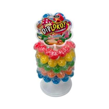 Imagem de Pirulito DipLoko Cogumelo - Display C/ 60x15g - Danilla