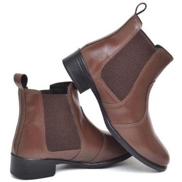 Imagem de Bota Feminina Country Botinha Cano Médio Trabalho Rodeio - Polo Blu, C