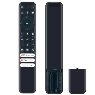 Imagem de AULCMEET Controle remoto universal de voz substituído RC813 FMB1 RC902V Far1 adequado para Smart TV TCL Mini LED 8K com Netlfix Prime YouTube TCL AppleTv Buttons 65Q750G 75Q750G 85Q750G 85Q750G-CA