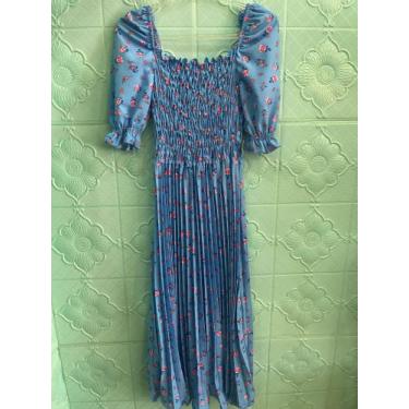 Imagem de Vestido feminino de manguinha ciganinha -Tamanho M - Q bonita