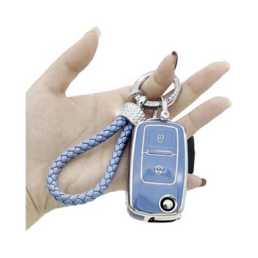 Imagem de VW Volkswagen Golf Jetta Passat Polo Skoda Seat Capa Para Chave De Car