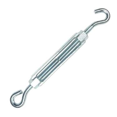 Imagem de Kit Esticador Leve para Cabo de Aço Gancho x Olhal 3/16" 5 Unidades - 