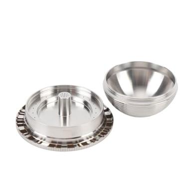 Imagem de Generic Suporte de conversor de cápsulas de café reutilizáveis, adaptador de cápsula de café recarregável de aço inoxidável SUS, para acessório de máquina com processo de enchimento conveniente