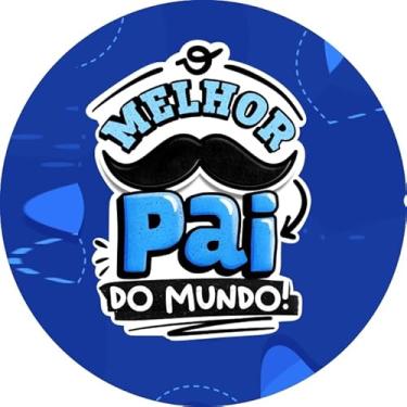 Imagem de Painel Festa Redondo C/Elástico 1,50m Dia Dos Pais (Dia dos pais PAI013)