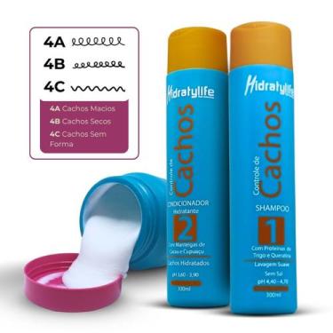 Imagem de Kit Hidratante Controle De Cachos Mairibel + Ativador de Cachos Crespo