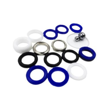 Imagem de IEUDNS Selos para pulverizador de tinta sem ar, anéis de vedação, kit de reparo de vedação de manutenção de alta pressão, 595 acessórios, resistente ao, Style a