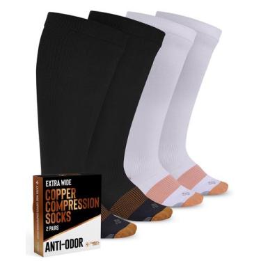 Imagem de Meias de compressão Doctor's Select Copper Plus Size 20-30 mmHg