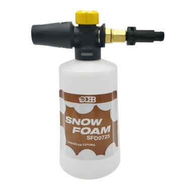 Imagem de Aplicador Snow Foam Canhão Espuma Plastico Residencial Branco 700ml Compatível com Lavadora Eletroplas EL1800i
