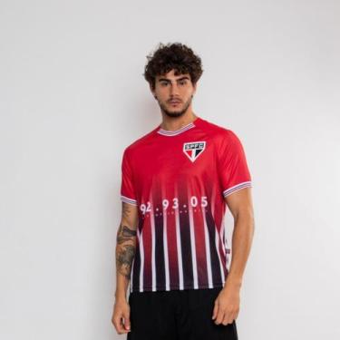 Imagem de Camiseta Esportiva Oficial São Paulo Tricampeão Mundial - Surf Center,