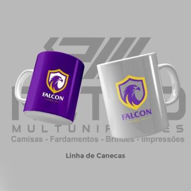 Imagem de Caneca em Louça 300 ml - Retro, Branco