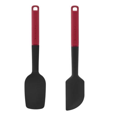 Imagem de Jogo Espátula Pão Duro Clássica Silicone Vermelha Kitchenaid