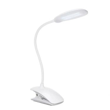 Imagem de Luminaria De Mesa Led Touch Articulavel Para Escritorio Leitura Com 3 Niveis De Luz Com Clip Garra