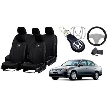 Imagem de Capa de couro para o banco civic 1999-2006 proteção impermeável