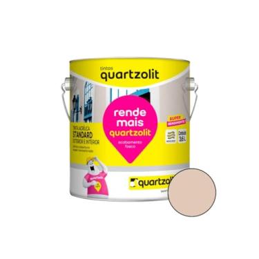 Imagem de Kit Tinta Quartzolit Rende Mais Areia 3,6L Com Desempenadeira Pvc Lisa 17X30 - Revestimento Texturizado E Durável