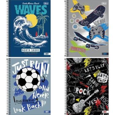 Imagem de Caderno 12X1 Capa Dura HIT Masculino 192 Folhas 50G. PCT C/04 - Tilibr