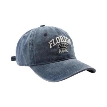 Imagem de Boné De Beisebol Retro Vintage De Algodão Unissex Bordado, Chapéu Casu