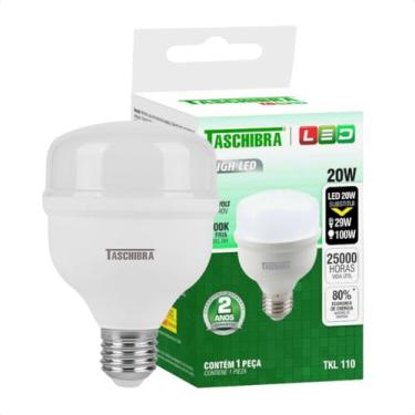 Imagem de Lâmpada High Led TKL 20W Taschibra E27 Bivolt - 4000K - Neutro Suave
