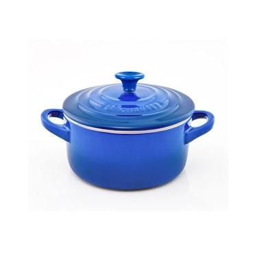 Imagem de Mini Cocotte Cerâmica Azul Marseille Le Creuset