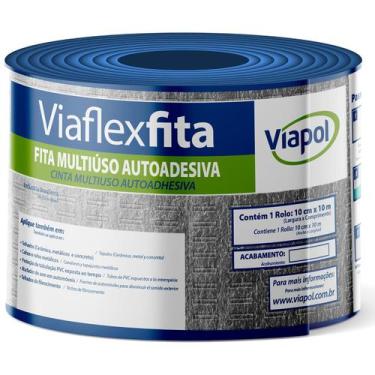 Imagem de Tapa Goteira Viapol Autoadesiva Multiuso 10cm X 10m