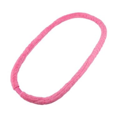 Imagem de menolana Aro de exercícios com peso macio para adultos, aparelho circular para exercícios abdominais, tonificação da cintura, 2,5 kg (5,5 lb), ideal para, Rosa